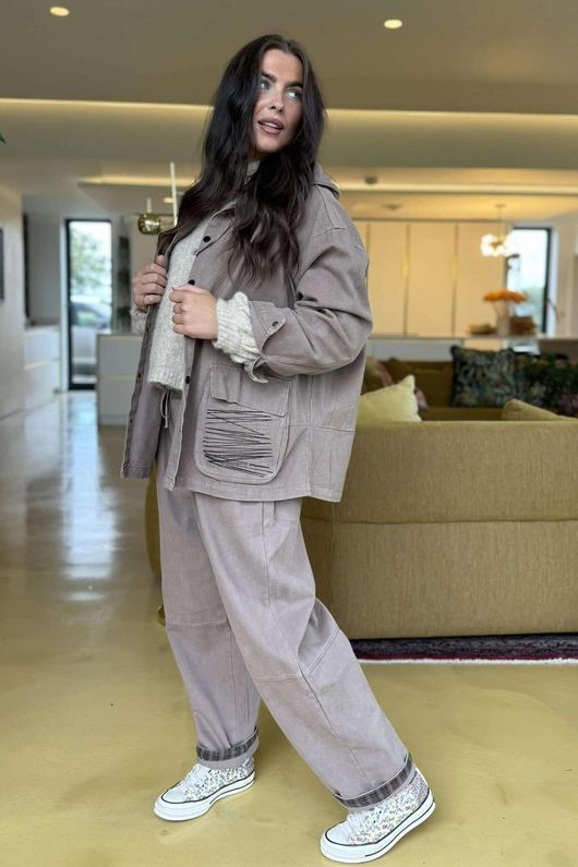 Mercer Soft Twill Jacket Mocha Mousse 